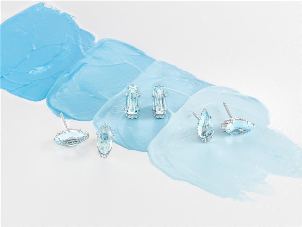 Tacori Horizon Shine Blue Topaz Earrings #ArthursJewelers