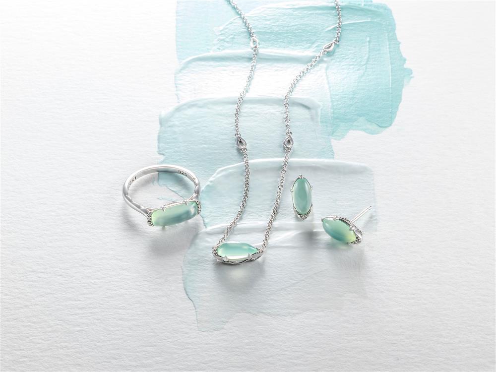 Tacori Horizon Shine Green Chalcedony Jewelry Collection #Tacori #jewelry