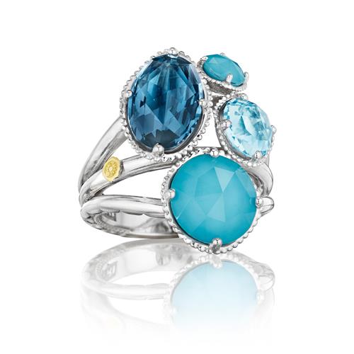 Tacori Sterling Silver Gemstone Rings. Arthur's Jewelers