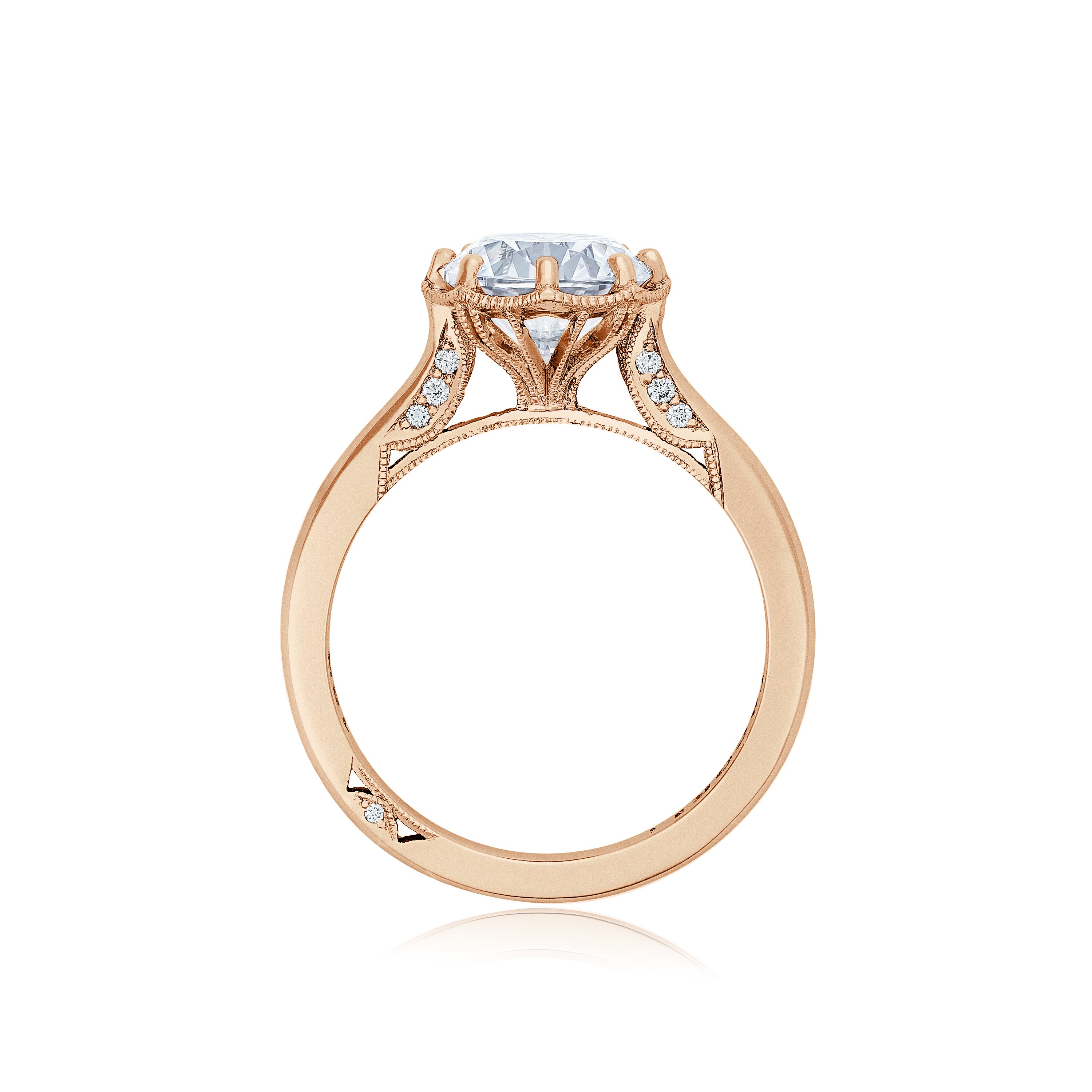 Tacori Solitaire 18K - White Gold Diamond Engagement Ring. Diamond ...