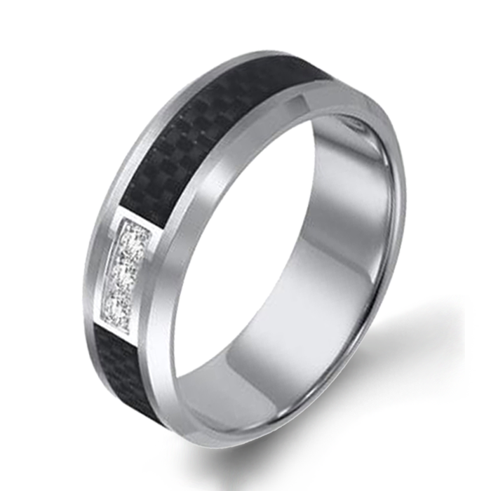 Arthurs Collection Diamond Tungsten Carbide Mens Wedding bands. Designer  Engagement Rings & Fine Jewelry: Arthur's Jewelers