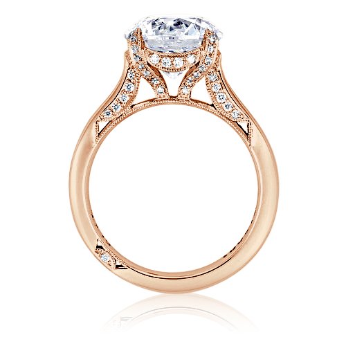 Tacori Solitaire Platinum Diamond Engagement Ring. Arthur's Jewelers