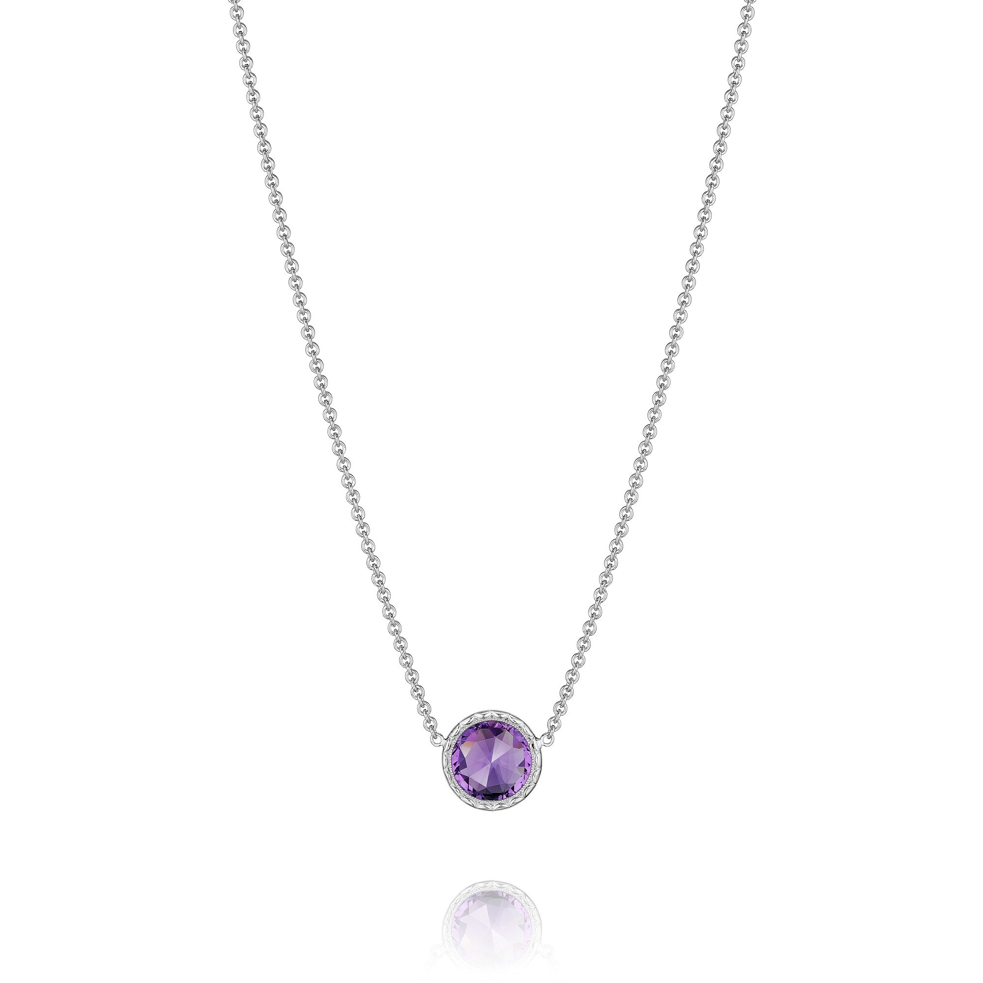 Tacori Sterling Silver Gemstone Necklaces. Diamond Engagement Rings ...