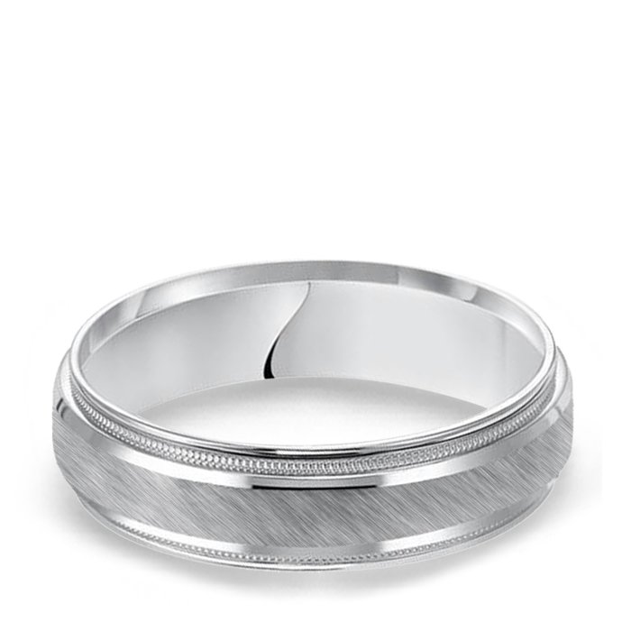 Arthurs Collection Plain White Gold Mens Wedding bands. Diamond ...